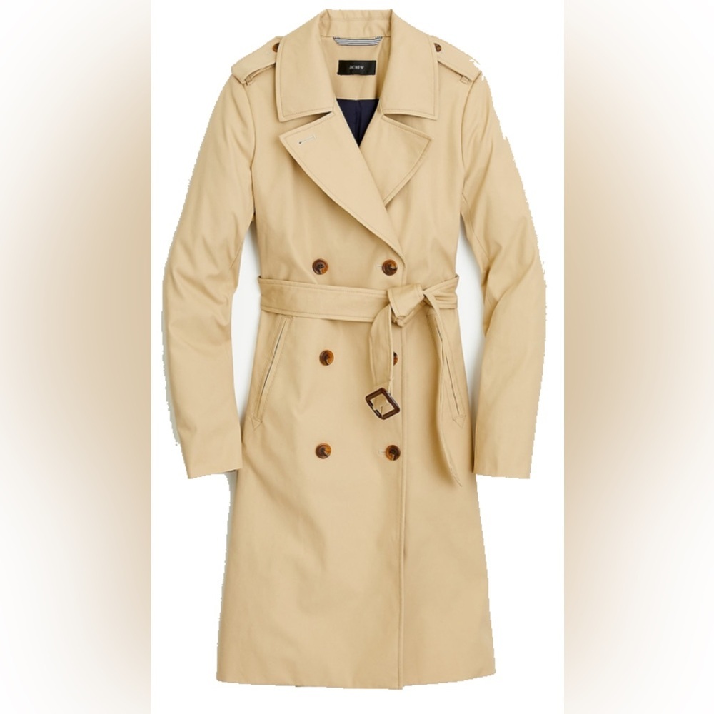 J. Crew Icon Trench Coat 2011 Style Size 18